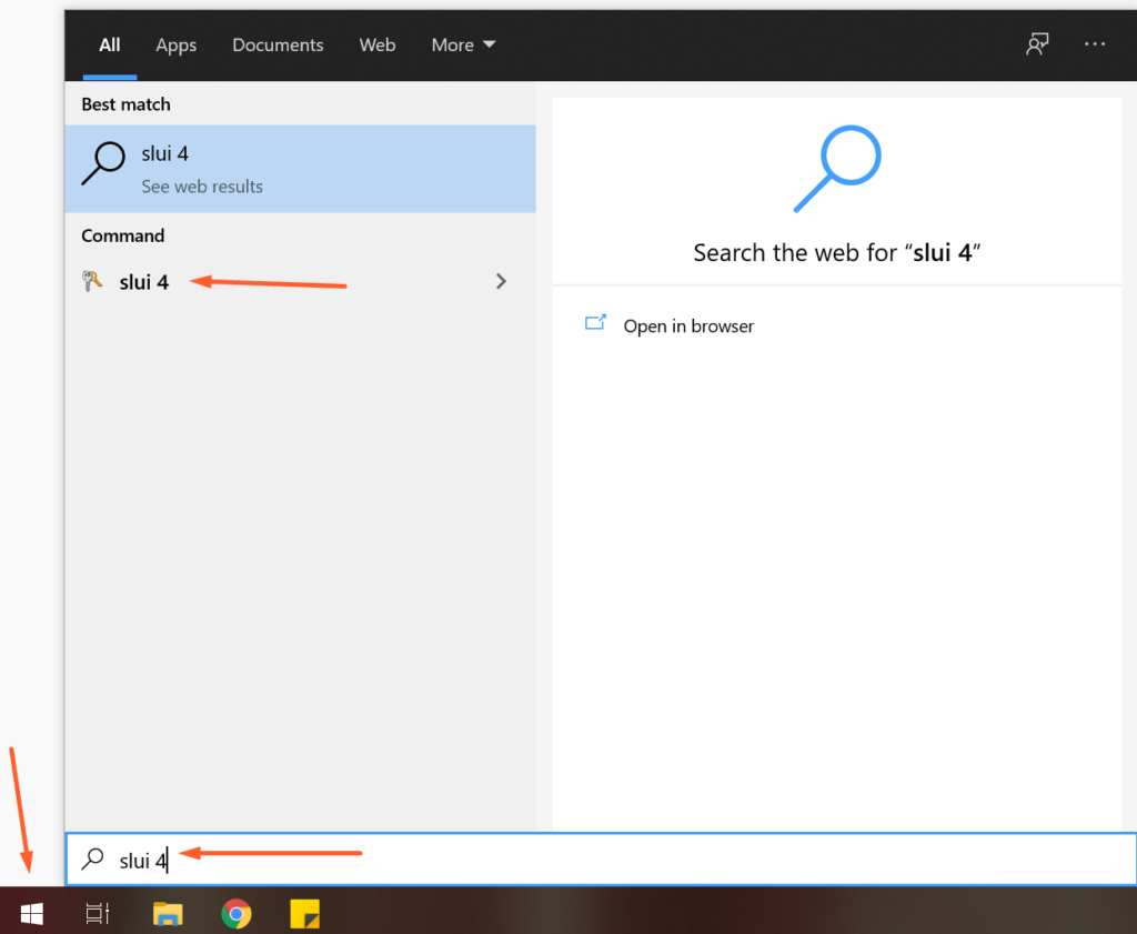 Hogyan aktiválom a Windows 10 Pro licencet 3 slui 4