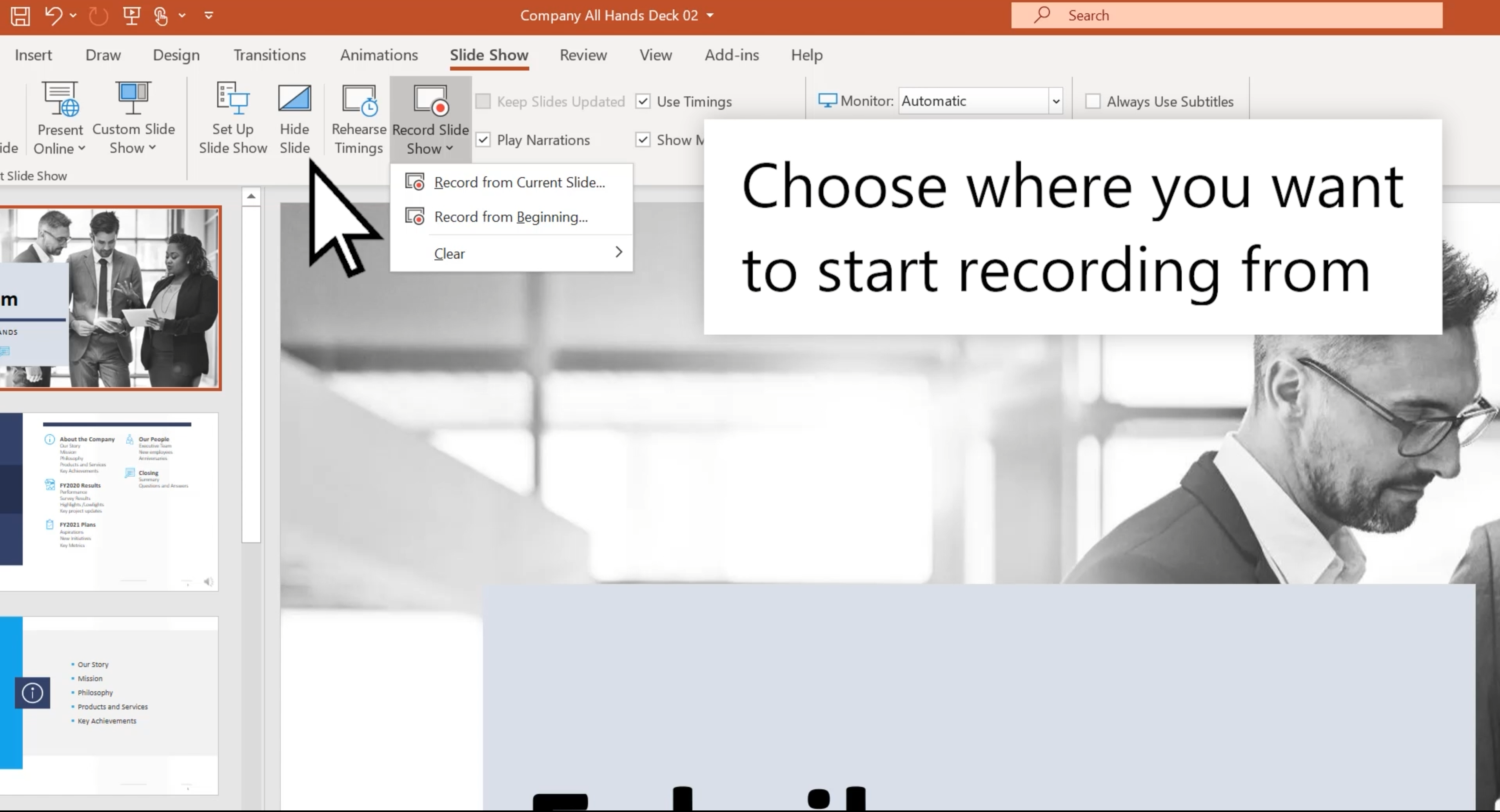 prezentari actualizare PowerPoint 2021